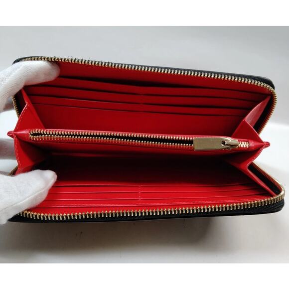 Christian Louboutin Long Wallet Black Leather - Picture 4 of 8